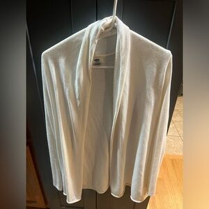 Womens okd navy off white longer cardigan - small